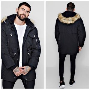 Double Buckle Parka